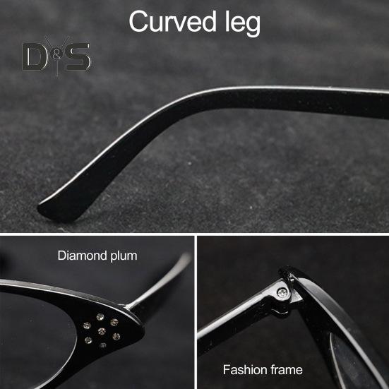 Unisex Glasses Retro Kitty Eye Frame Transparent Lens Clear View Strong Hinge Halloween Cosplay Glasses Parties Clubs Eyewear