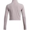 Under Armour Launch Elite Reißverschluss Bequem Weich Pullover Langarm Normales T-Shirt Damen Oberteile Grau 1386338-015