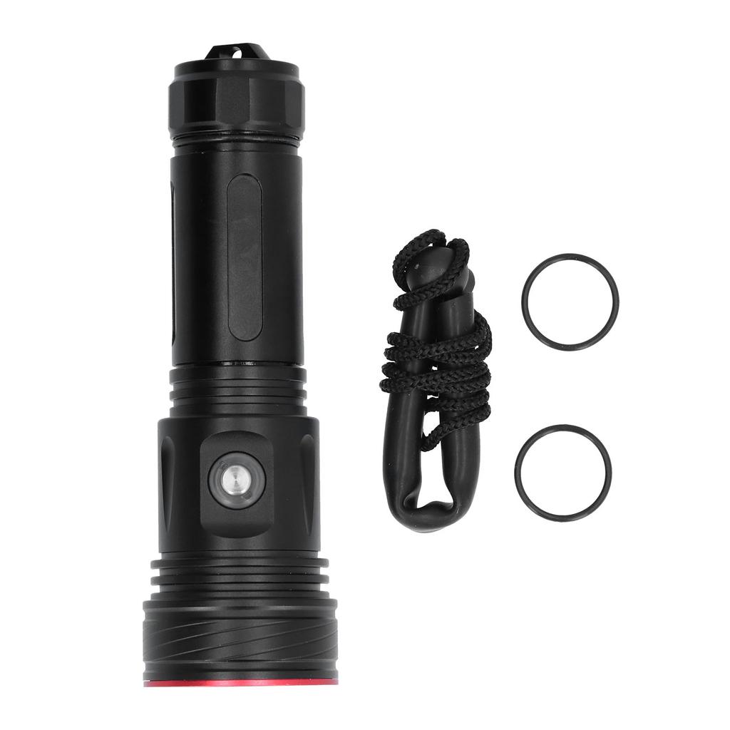 XHP70.2 Professional Diving Light 3000lm IP68 Waterproof Strong Brightness Flashlight for Fishing