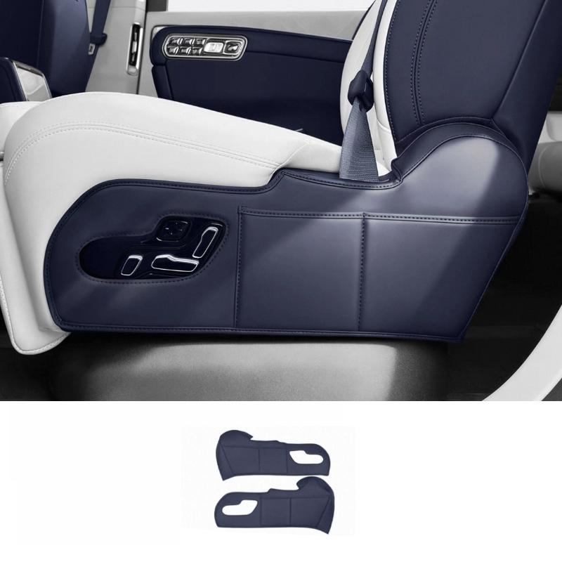 For Zeekr 9X 2025 2026 Second Row Seat Outer Panel Leather Protective Sticker Storage Bag Interior Accessories