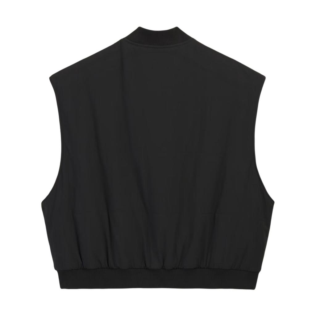 adidas Originals × Willy Chavarria Gepolsterte Lockere Baseballkragen Reißverschluss Ärmellose Weste Unisex Westen KS6437