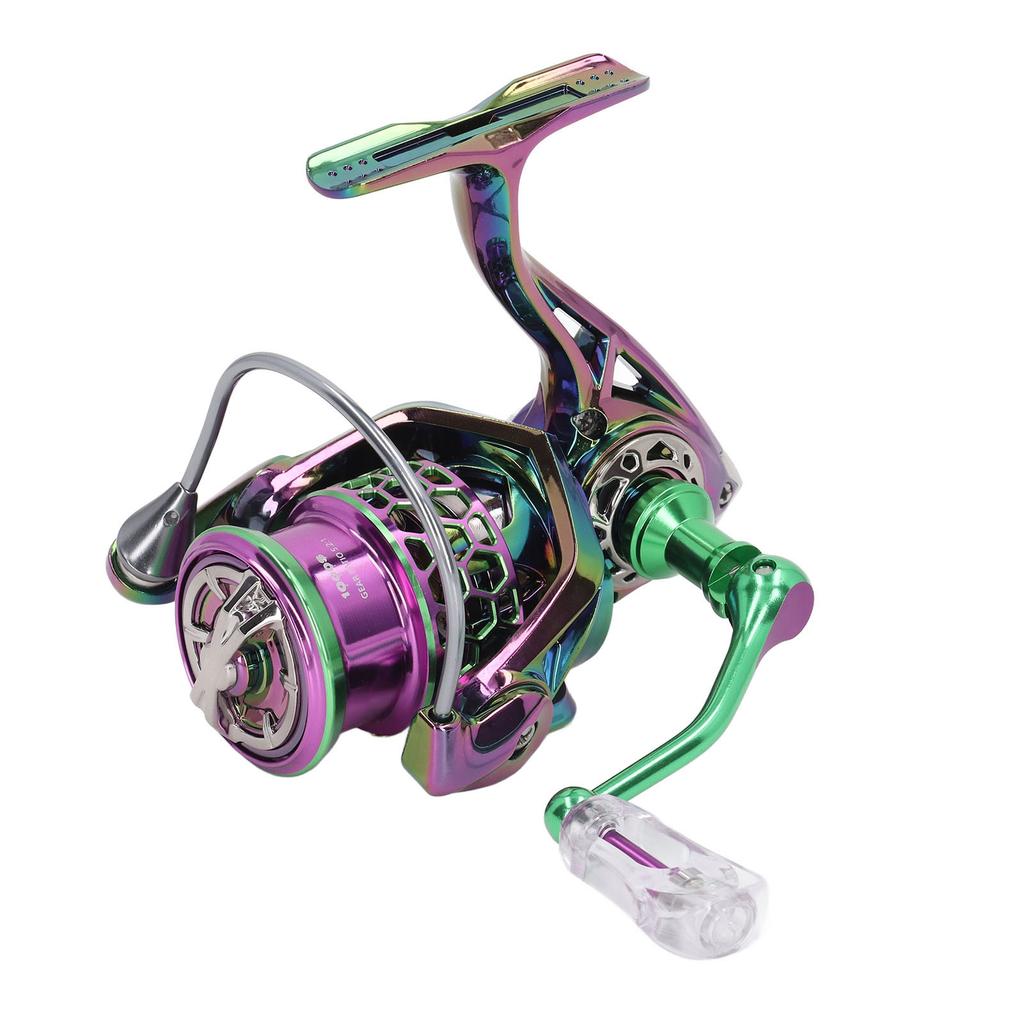 Fishing Reel 13+1BB Carbon Lightweight Compact Hollowed Shallow Cup Diagonal Mouth Spinning Reels for Saltwater