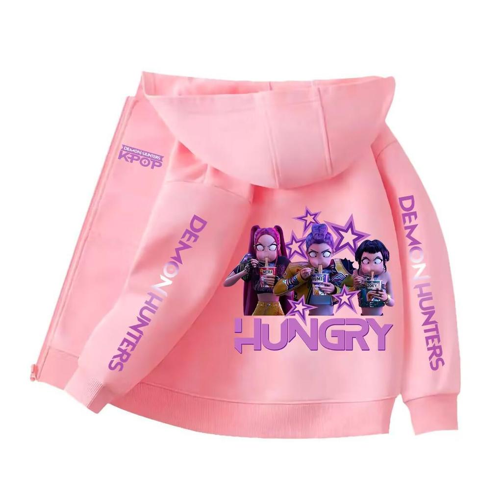 Children's Trendy Demon Hunter Hoodie – Loose Fit Sweatshirt