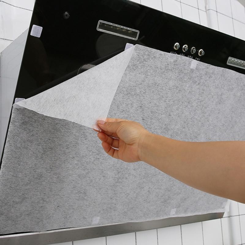 12-piece/set Vliesstoff Filter Papers Practical Filter Sheets for Ranges Hoods