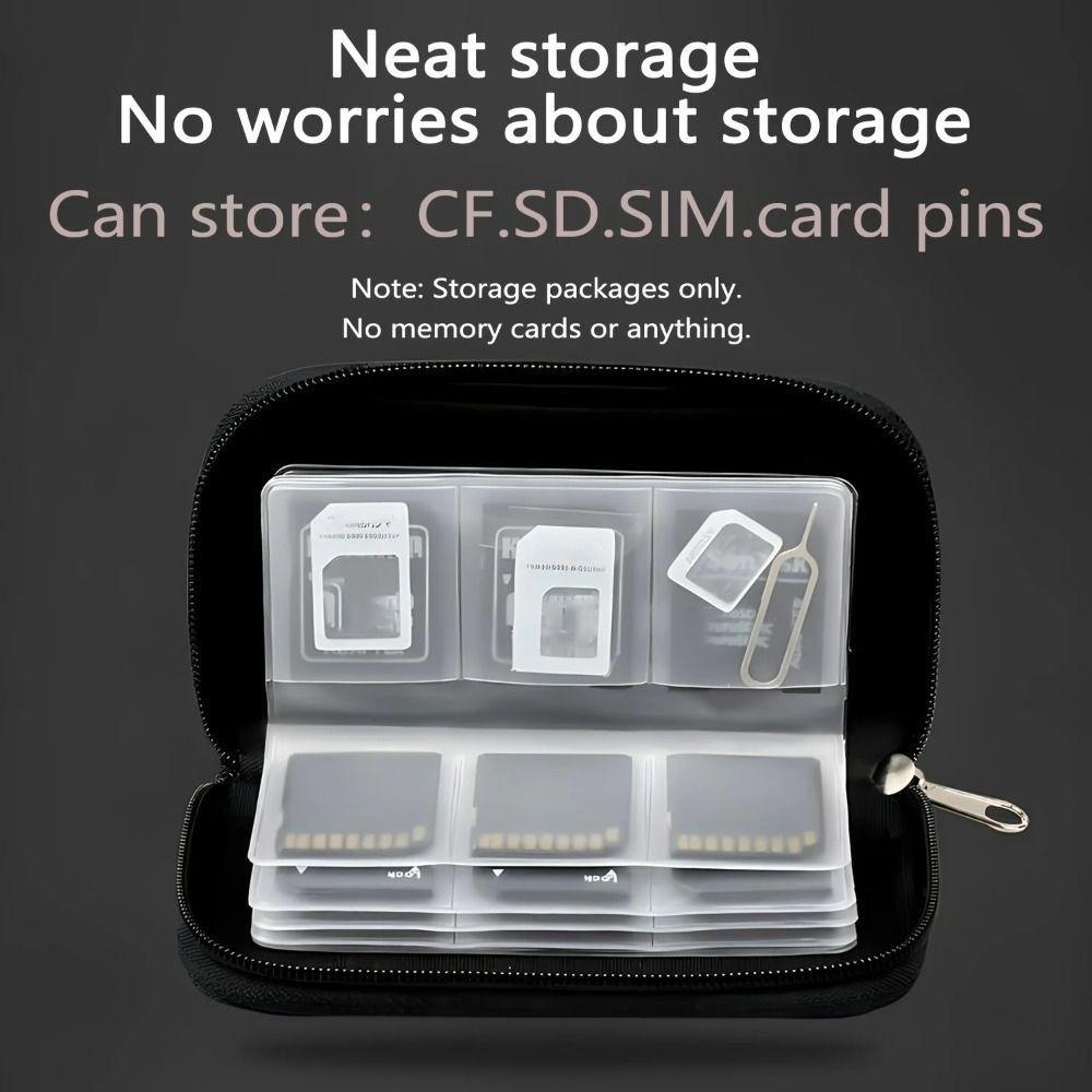 22 Slots Memory Card Storage Bag Holder Wallet for CF/SD/Micro SD/SDHC/MS/DS Game Accessories