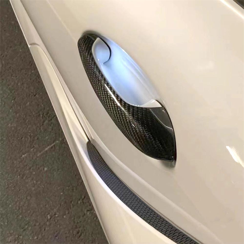 Fit for 2019-2024 Supra A90 Carbon Fiber Door knob Gloves Door Handle Cover Trim