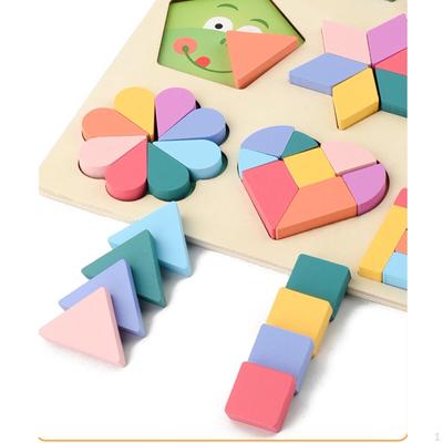 Holzform-Puzzlespielzeug für Kinder, Früherziehung, Geburtstagsgeschenk, Feinmotorikspiel, Lernspiel