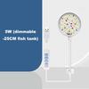 5W/7W Klipová lampa do akvária USB Power LED Full Spectrum Vodotěsné Řasy Okrasné osvětlení Připojení hadice Nastavitelná energeticky úsporná nádrž 360 stupňů