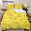 Tweety Bird Pink Bow Pink Background Threepiece Set 1 Duvet Cover 2 Pillowcase Without Core Bedding Set Duvet Cover And Pillowcase