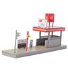 1:64 Scale Metro Station Model Simulated Micro Scene Props Miniature Subway Station DIY Assembly Street View