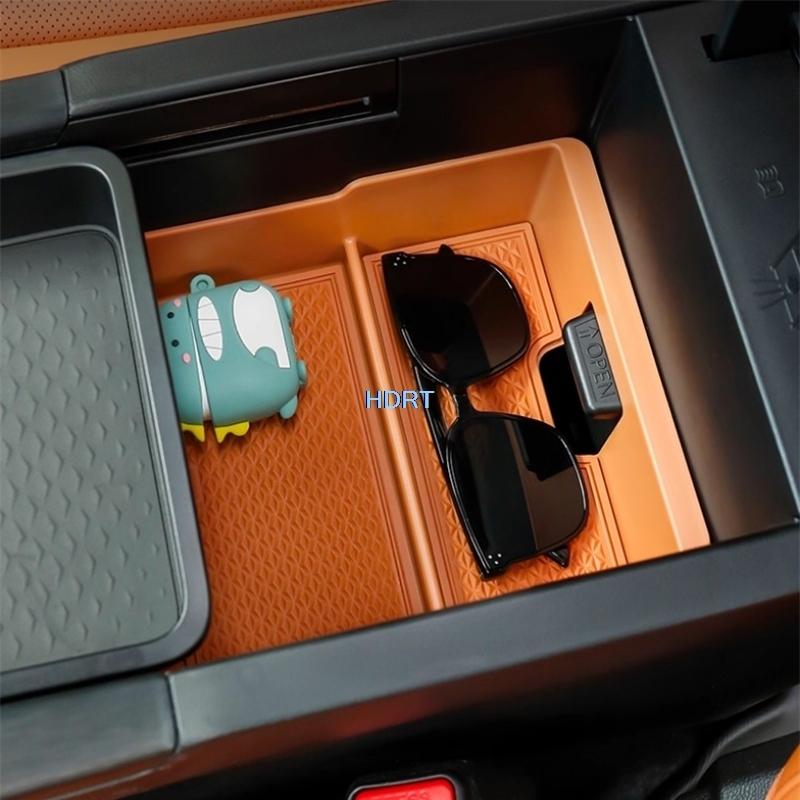 Fit For GWM Haval H9 2024 + Car Styling Central Control Armrest Pad Storage Box Cover Interior Protector Decoration Accessories