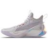 Li Ning SONIC 10 Ultra Slip Resistant, Abrasion Resistant, Breathable Mid Top Basketball Shoes Men's White ABAS145-1
