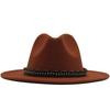 Women S British Style Cashmere Large Brim Fedora Hat 56 58cm