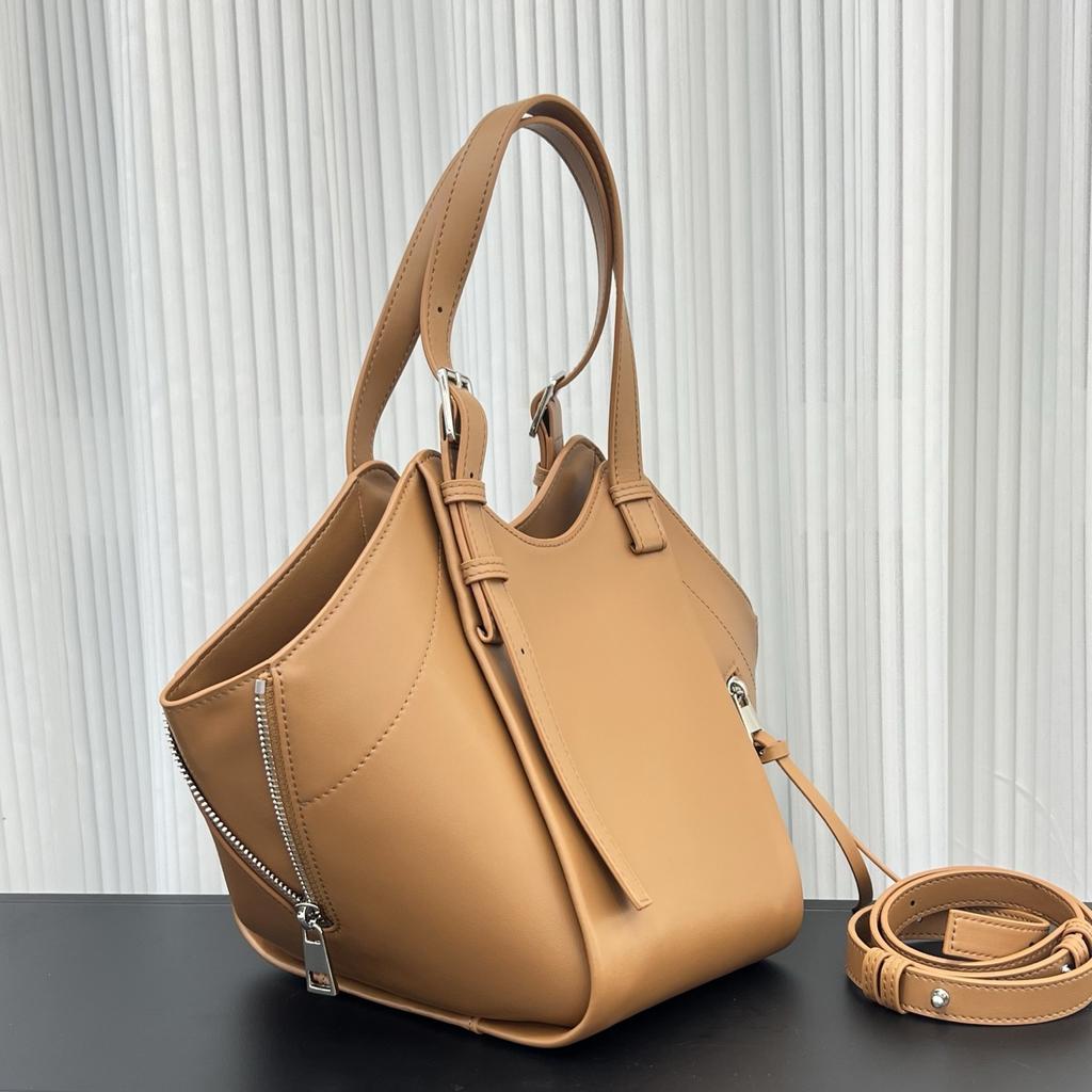 Grenzüberschreitende Explosion Schinken-Hängematten-Tasche, Nischen-Design Ledereimer-Tasche Mode lässig Rindsleder Umhängetasche