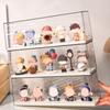 Transparent doll display cabinet, dust-proof storage box for collectibles, doll and doll display rack, stackable storage box