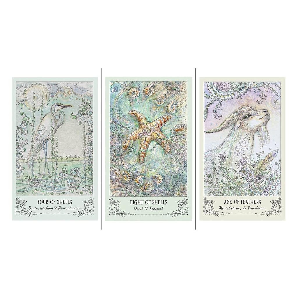 Kancharo Tarotkarten-Set Enthält Japanische Tarotkarten-Anleitung Beutel 78 Karten [Spiritsong Tarot] & (Authentisch)