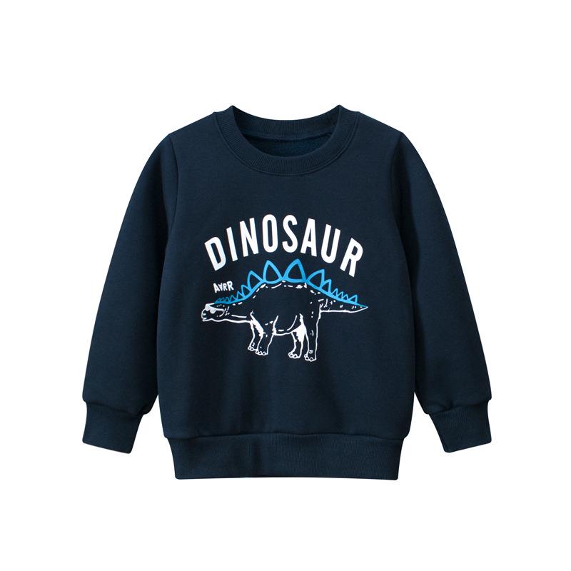 27Kids Autumn/Winter Children's Fleece Pullover Sweatshirt for Baby Boys