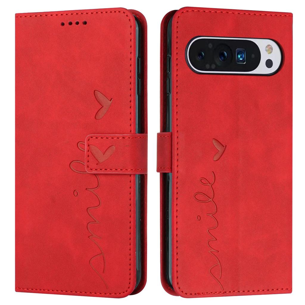 For Google Pixel 10 Pro XL/9 Pro XL Case Viewing Stand PU Leather Phone Cover Imprinted Pattern