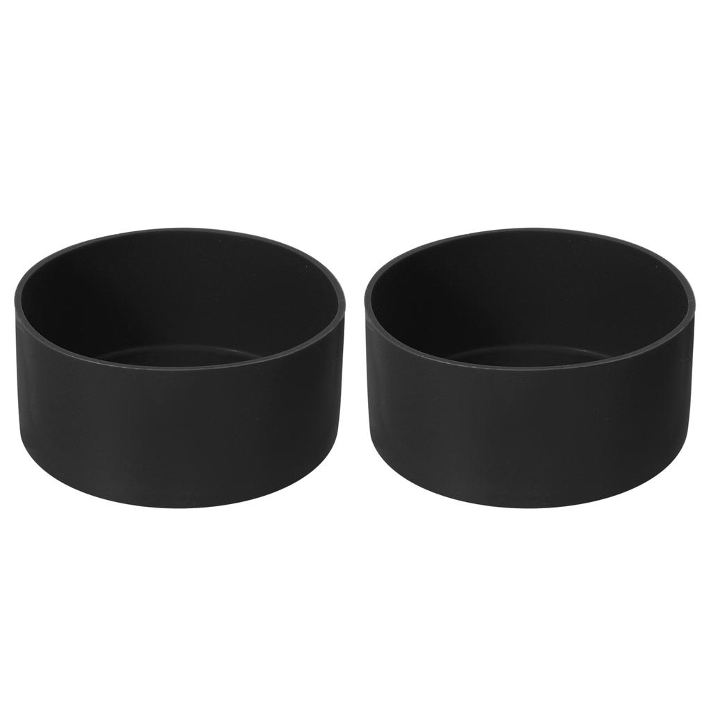1/2 Stück 9cm Schützende Silikon-Stiefelhülle für 32-40 oz Wasserflaschenboden Anti-Rutsch-Hülle Universal-Tassenboden