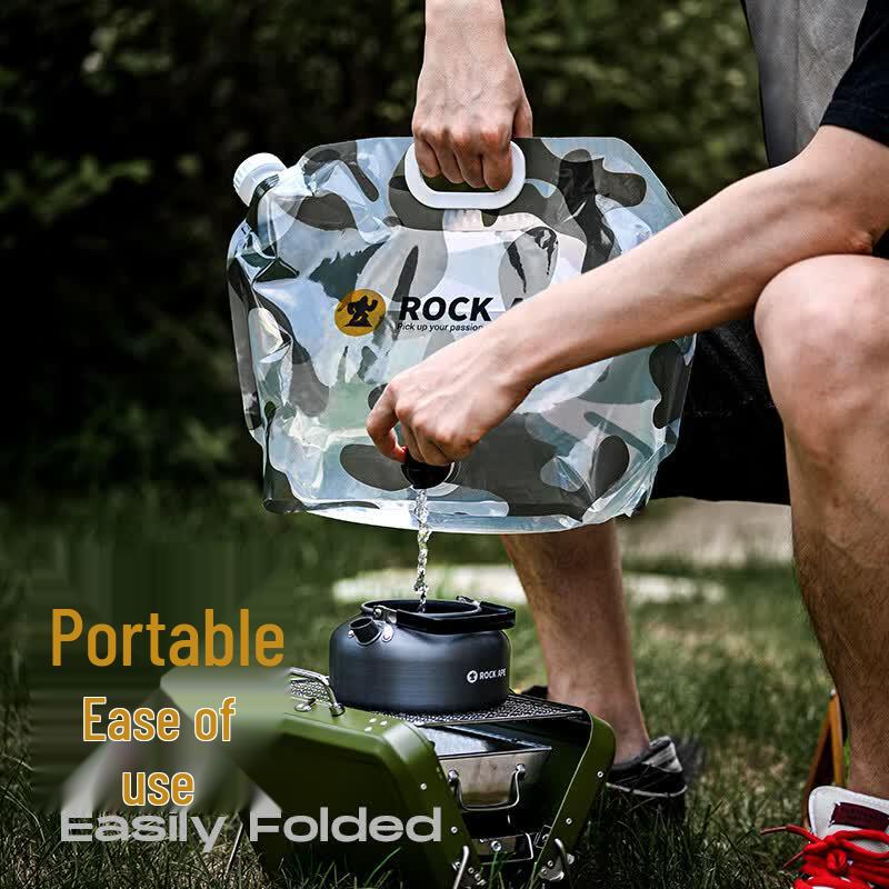 Rock Ape 8L Camouflage Foldable Water Bag with Faucet