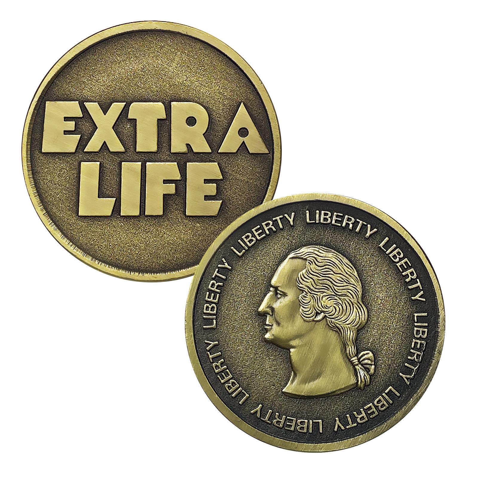US President Washington, 1998, commemorative medal, bronze color, Retro commemorative medal, commemorative coin бронзовый
