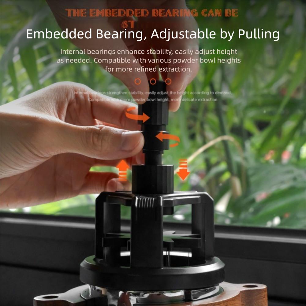 Adjustable Powder Dispenser Rotating Needle Espresso Hand Tamper Barista Tools