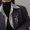 Snake Brooch Femininity Niche Design Sense Creative Fashion Retro Personality Versatile Jacket Pin