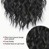 Messy Bun Hair Pieces Loose Wavy Curly Bun Short Drawstring Ponytail Hair Extensions Top Synthetic Ponytail Women's Hair Extensions