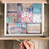 2 Sizes Clear Small Containers Plastic Square Bead Storage Box for Beads Jewelry Crafts Board Game Pieces Organization Wholesale