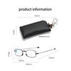 Anti-Blu-ray Reading Glasses Foldable Reading Eyeglasses for Men Women Fashion Metal Glasses with Original Box