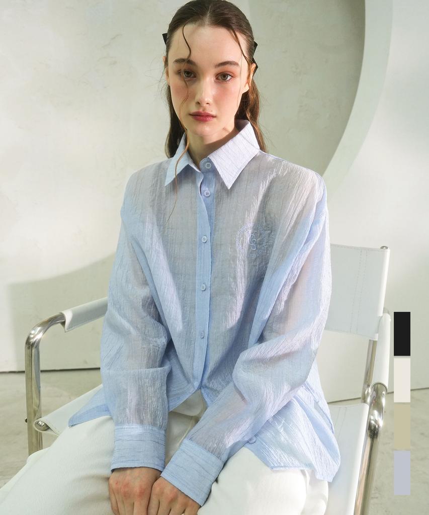 VIVACIOUS Summer Side Shirring Shirt – 4Col