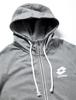LOTTO L57080 SMART SWEAT FZ Hoodie, Sweatshirt, Loungewear, Men's Top, 210621 Q17-GRYPHON GRAY, Size XS (Japan XS) [Parallel Import]