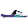 Air Jordan Hydro 5 Retro Slide Grape 2025 Pánské tenisky Bílá New-Emerald Grape-Ice 555501-103