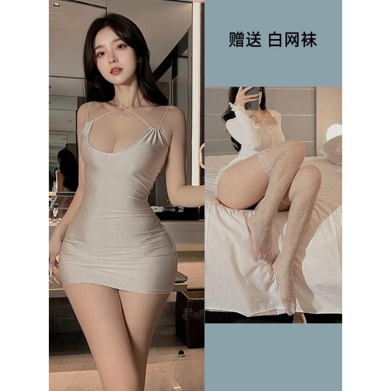 New Sex Underwear Women's Hip Skirt Sexy Passion Temptation Deep V Crotch Short Skirt Pure Desire Bed Passion