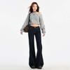 American Retro Low-Rise Flare Pants: Stylish Autumn/Winter Slimming Denim Jeans for Women.