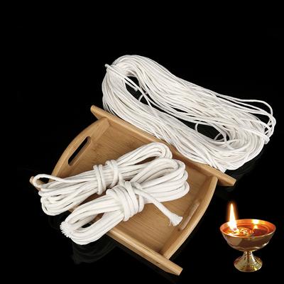 1M/Roll DIY Round 3/4MM Cotton Kerosene Wick Burner Oil Lamps Accessories Alcohol