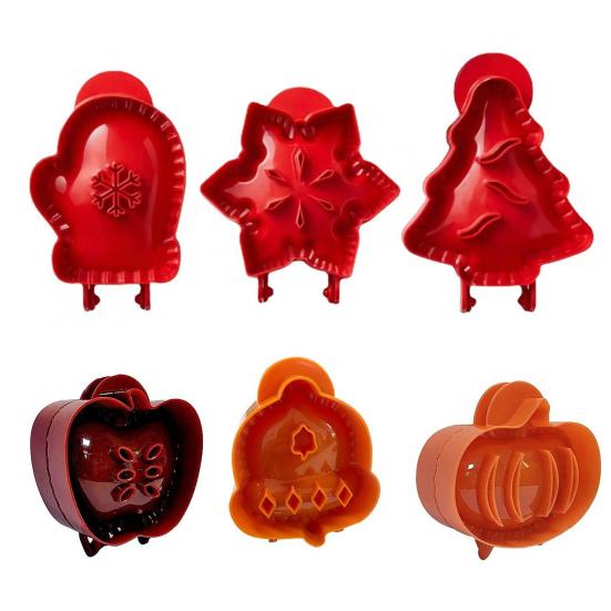 Mini Pie Maker Mold Multipurpose Pastry Mold Cheese Snack Maker with Lids Christmas Thanksgiving Dessert Mold
