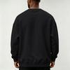 Men's Color Neck Sweatshirt Loose Fit Casual Pullover for Winter