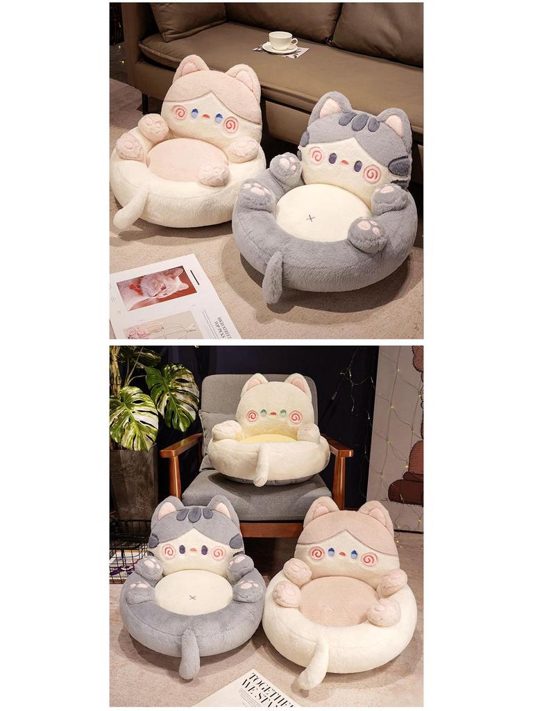 Integrated Tatami Floor Cushion and Backrest for Living Room or Balcony
