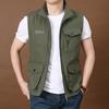 Men's Vest Jacket Men's Autumn Multi-Bag Workout Large Size Loose Outdoor Sports Photography Fishing Quick Dry Vest