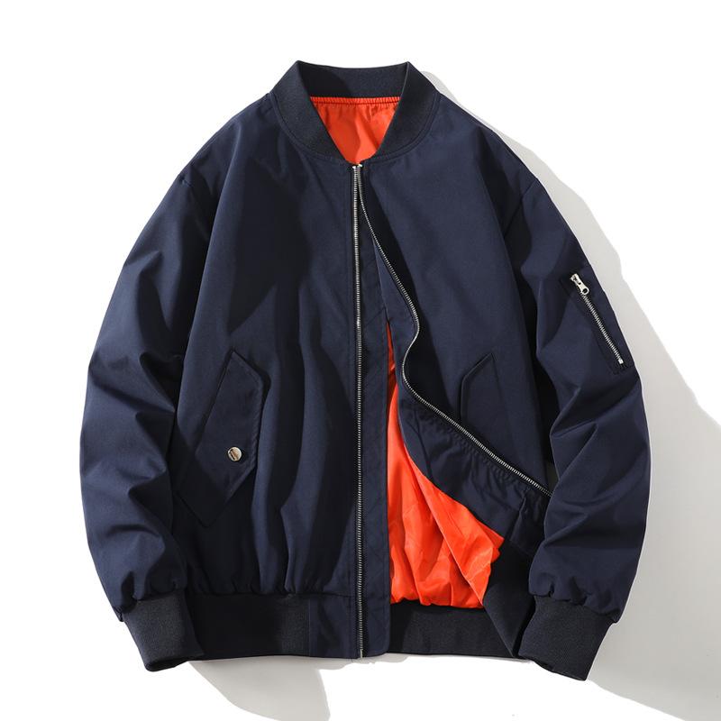 

Куртка со стойкой воротником мужская весенне-осенняя новая свободная трендовая брендовая универсальное пальто 3XL