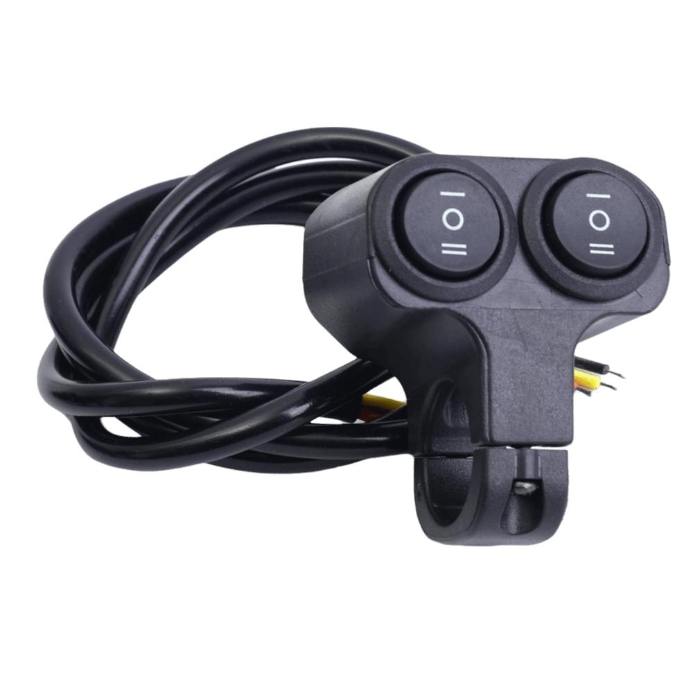 LED Compatible Light Control Button Aluminum Alloy Motorcycle Switch  Spotlight Operation