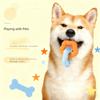 New Dog Chew Toysdual Ring Dog Bite Toys360 ° Healthy Toothcleaning Torelieve Pet Toothache DurableTRP Dog Toys Easy To Clean Cat Dog Interactive Toys