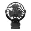 Small Charging Air Circulating Fan with LED Light Portable Desktop Clip Fan for Desk Bedside Table Use Enduring