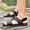 Echtes Leder Männer Sandalen Sommer Business Casual Männer Hausschuhe