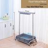 Movable Floor-Standing Stainless Steel Broom and Mop Holder
