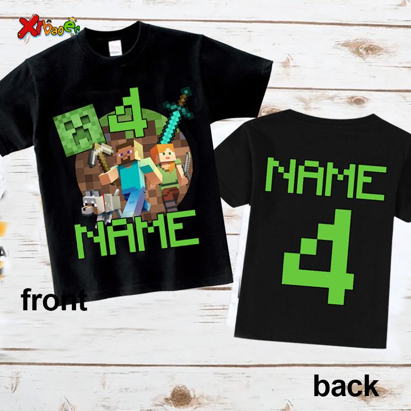 9th Birthday Boy Shirt 10th Birthday Outfit Summer Theme T-shirt Kids Matching Outfits Birthday T Shirt 8th 7th 6th Boys Shirts