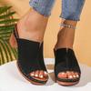 Women Slippers 2025 New Trend Chunky Women Sandals Mid Heels Fashion Slippers Summer Brand Dress Pumps Casual Shoes Slides Women
