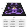 Catnap Knitted Blanket Velvet Cartoon Toy Ultra-Soft Throw Blanket for Airplane Travel Bed Rug