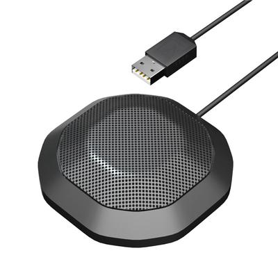 Computer Microphone 360 Degrees  Omnidirectional High Sensitivity Desktop Microphone for Laptop